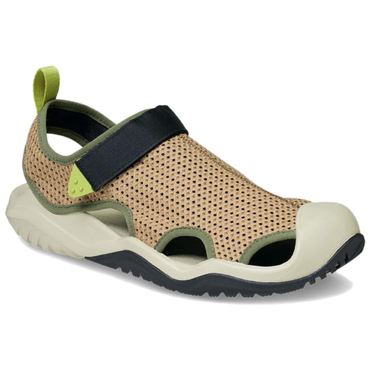 Crocs Сандалии с сетчатой стелькой Swiftwater Mesh Deck Sandal Sepia Мужские 211095-2EY