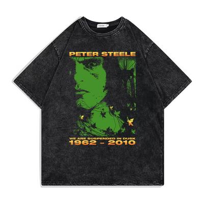 Рок-группа Type O Negative Suspended In Dusk Streetwear Washed Vintage Tshirt Oversize Tee Men women Casual Top
