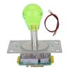 Arcade Joystick Kit Colorful 5 Pin Oval Crystal Fully Automatic LED Colorful Illuminated Joystick