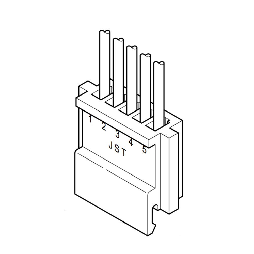 JST Solderless NH Connector Plug (Japan Terminal) H6P-SHF-AA (10 Pieces/bag) Housing, 6-Position