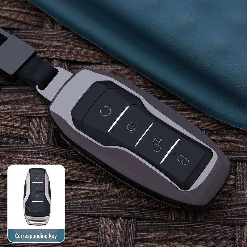 BYD Key Case Cover for F3, S6, G3, L3, S7, F0 - Metal Smart Key Shell Buckle