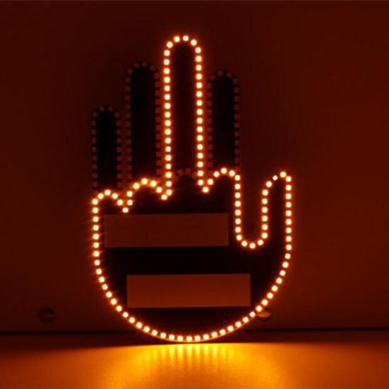 Автомобильный светодиодный индикатор заднего фонаря с дистанционным управлением, легко устанавливаемый знак заднего окна