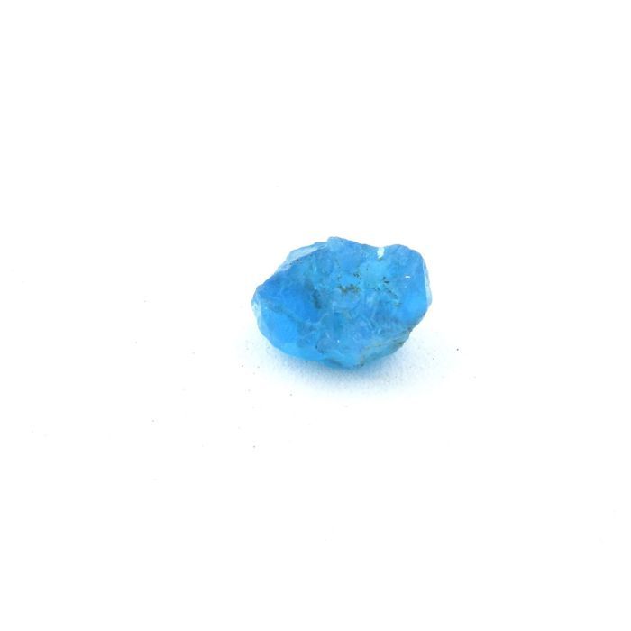 Pierres et Minéraux. Apatite bleu neon. 1.95 ct. Betroka, Anosy, Madagascar.
