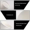 50/100PCS 210/250ml Pure White Paper Cups Disposable Coffee Tea Milk Cup Party Drinking Accessories Camping Party Supplies