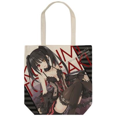 Сумка-тоут с полной графикой Cospa Date A Live Original Version Kurumi Tokisaki, высота 37 см x ширина 36 см x глубина 11 см, прибл.