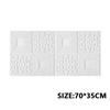 1/5/10Pcs 70*35cm 3D Wall Sticker Ceiling Panel Roof Decoration Self Adhesive Foam Wallpaper