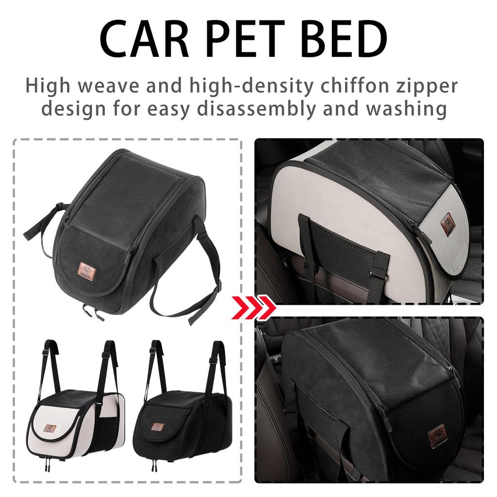 Переносная автомобильная кровать для маленьких собак и кошек