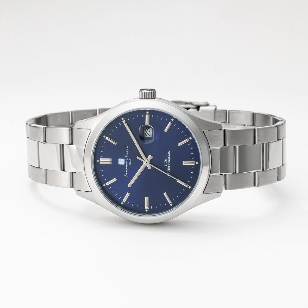 Analog Watch Simple Popular Ranking Business Waterproof Arm Watch with Cloth DBL [Salvatore Marra] Men's Men's [Product]