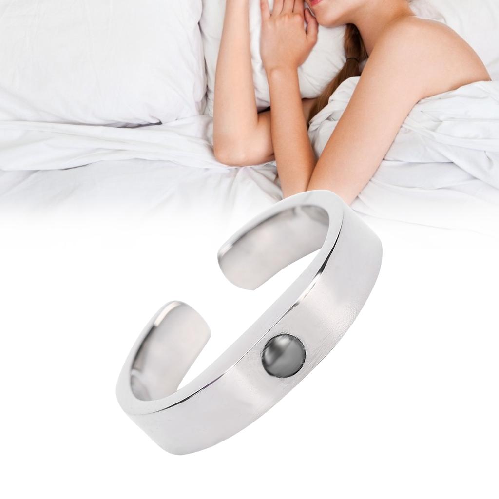 Кольцо против храпа Магнитная терапия Акупунктурное нажатие Устройство против храпа Кольцо для здравоохранения (M)