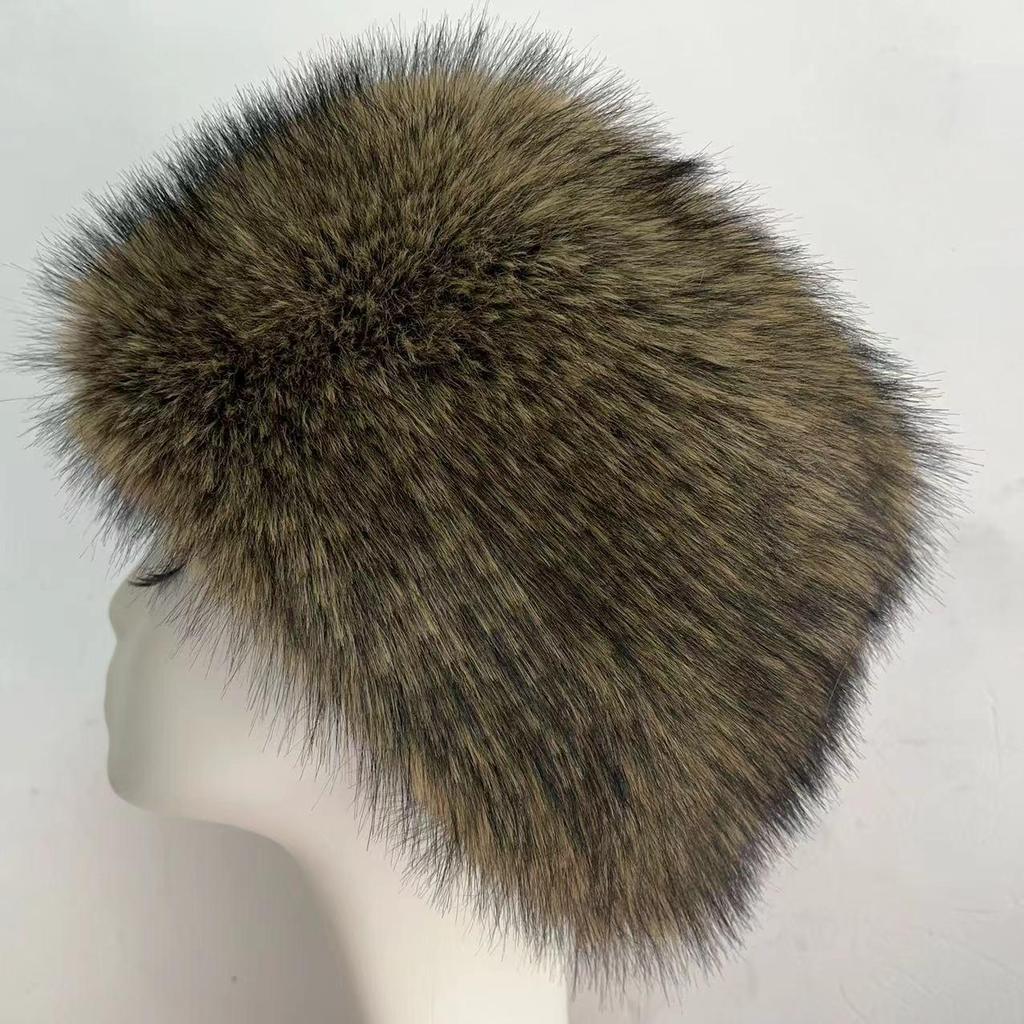 Stylish Unisex Imitation Fox Fur Snow Hat - Warm & Cold-Resistant