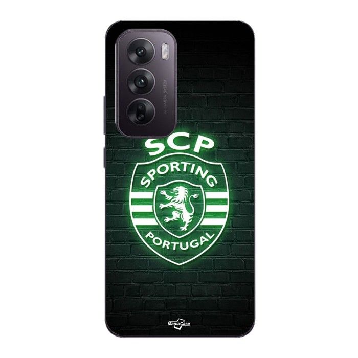 Coque de téléphone - MANIACASE - Oppo Reno 12 pro 5G - Silicone - Souple - Sporting Portugal