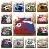 3D Football Bedding Sets Comforter Duvet Cover Children Gift Quilt Cover Pillowcase Polyester Bedspreads Single Double King Size
