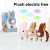 Электрическая плюшевая игрушка, интерактивная ходячая игрушка-кролик, реалистичная плюшевая кукла-игрушка для детей