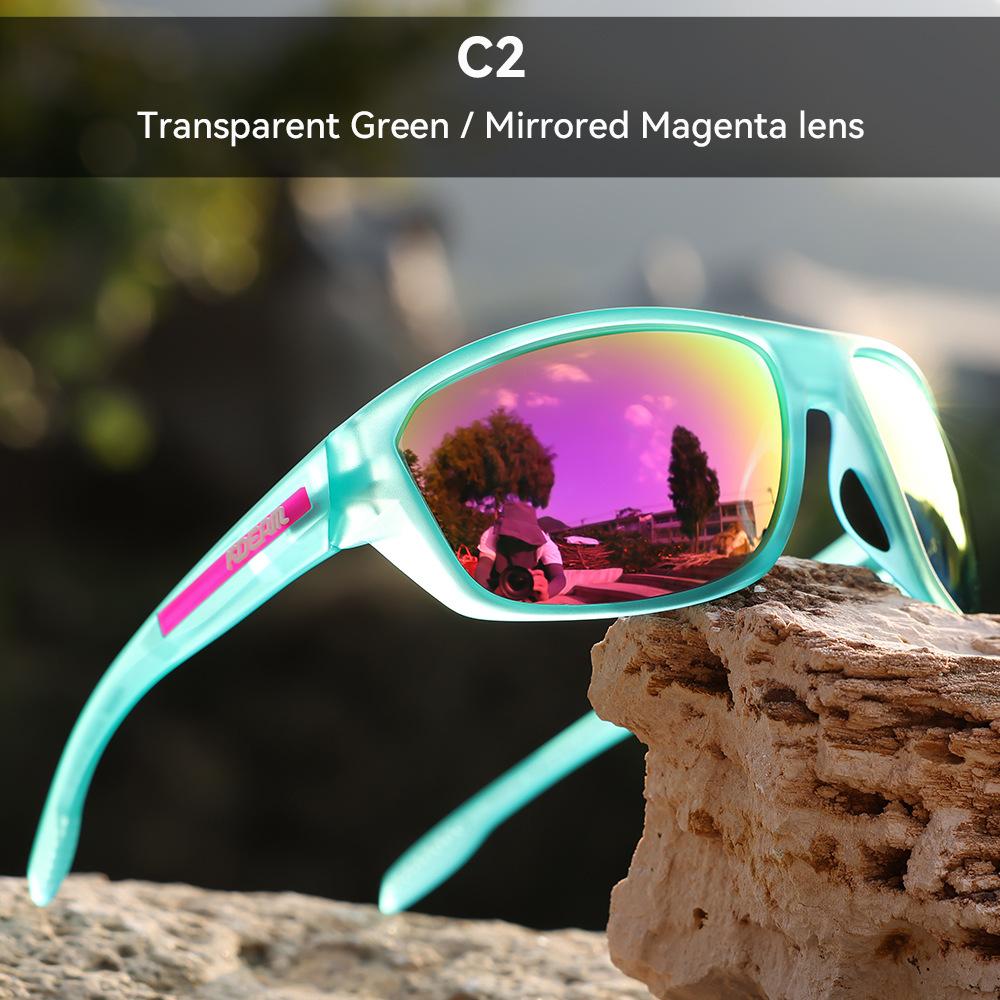 KDEAM 2026 New TR90 Sporty Sunglasses UV400 Unisex Fashion Cycling Driving Glasses Lightweight Frame Outdoor Running Eyewear