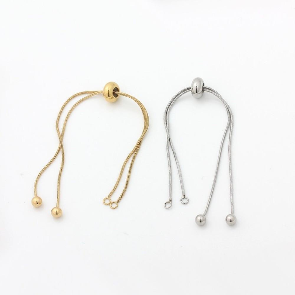5Pcs Gold Necklace Extender Silver Hand Bracelet Extensions  Necklace Adjustment Accessories