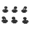 6 шт. колки для настройки струн 3L3R Металлические колки высокой прочности для электрогитары Черные