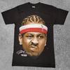 Allen Iverson Big Face Basketball Graphic T Men's Women's T-Shirt Summer Vintage Fashion Streetwear Harajuku Top
