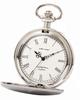 Antique Pocket Watch with White SW [Ultra-Simple Design][Japanese Movement] [Little Magic] (Silver Dial)