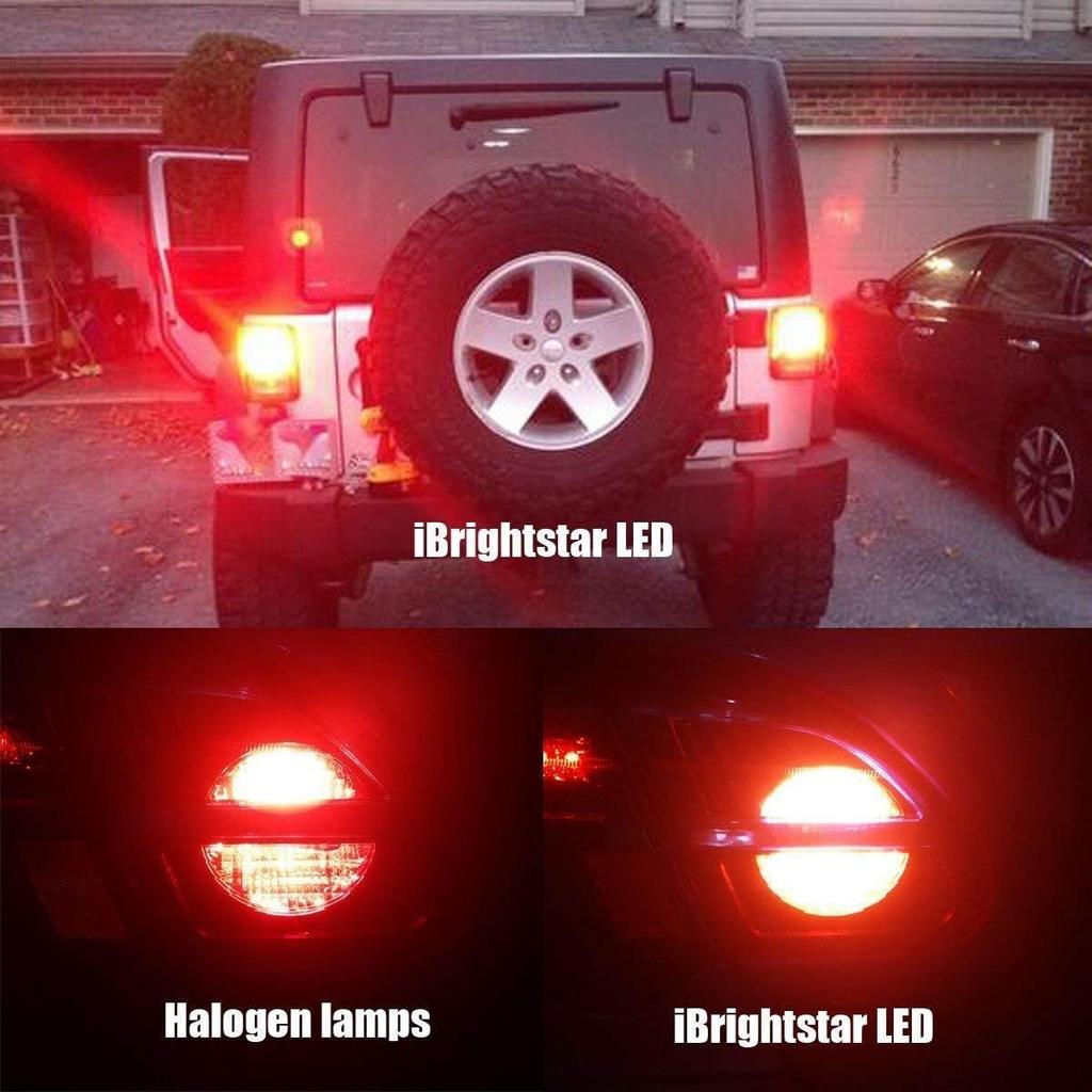 IBrightstar 9-30V Мигающие Стробоскопические Светодиодные Лампы 1157 2057 2357 7528 BAY15D с Проектором Замена для Задних Стоп-Сигналов,