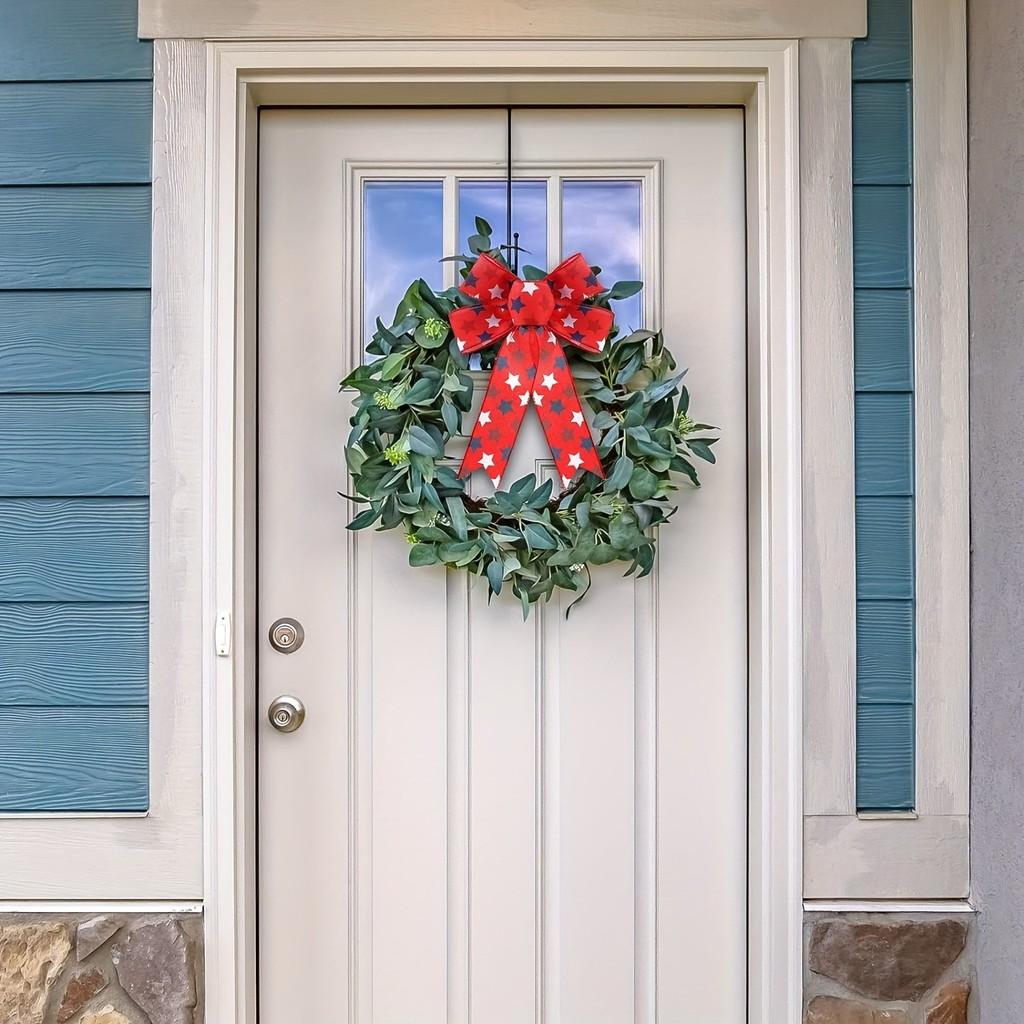 5 Yard Patriotic Ribbon In Red Blue White For Diy Decorations And Craft Projects