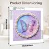 Pearl painting kit DIY butterfly design. home or office wall decoration