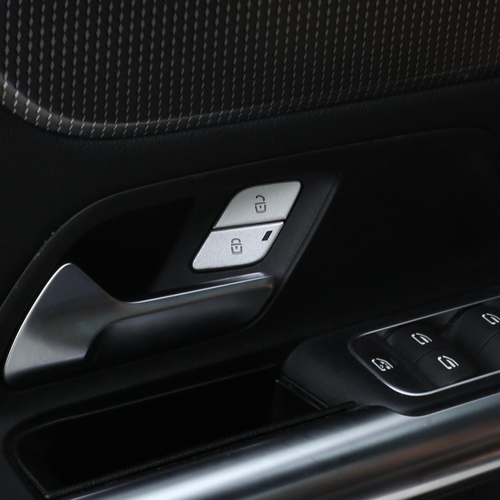 Кнопка разблокировки дверного замка автомобиля, наклейка, чехол для Mercedes Benz Class AB CLA GLA GLB W177 W247 X247 C118