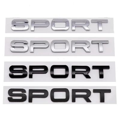 3D Эмблема с буквами SPORT из АБС-пластика для автомобиля, значок на заднюю дверь багажника для Discovery Evoque L494 L320 Sport, наклейка, аксессуары