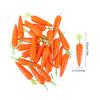 Easter Decoration Simulation Mini Carrot Artificial Foam Vegetable Carrots Easter Party Home Decor Ornaments Kids Gift DIY Craft