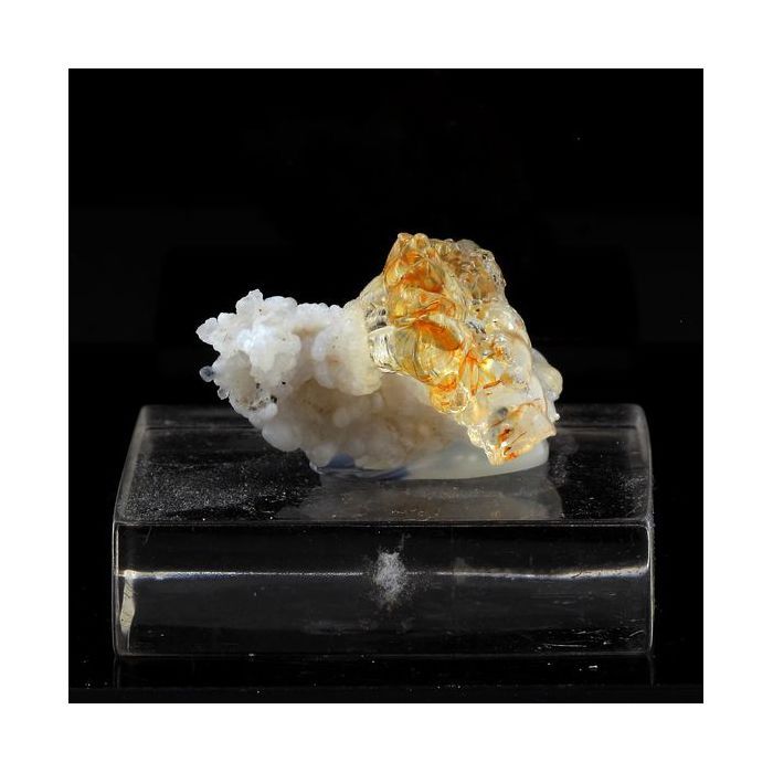 Pierres et Minéraux. Opale Hyalite (Var: Opal-AN). 124.5 ct. San Luis Potosí, Mexique.