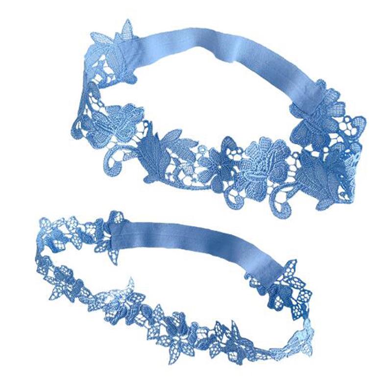 Невеста Женщины Кружевные Подвязки на Ногу 1 пара Винтаж Косплей Бедро Вечеринка Вышивка Цветочный