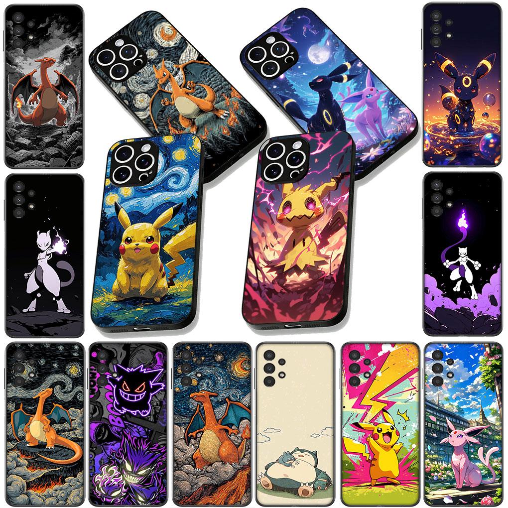 Чехол для телефона P-Pikachus Charmander P-Pokemons GO для Apple iPhone 13 12 Mini XS 11 Pro Max 7 8 Plus + XR SE 2022 2020 SE3