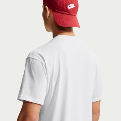 Nike Футболки Унисекс Белые С Круглым Вырезом