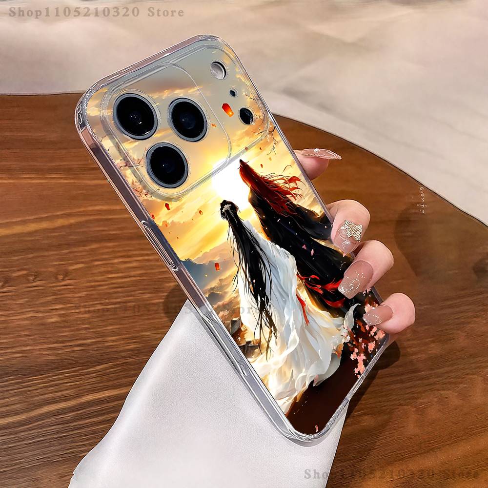 Чехол для телефона Renegade Immortal Xian Ni для iPhone 16,15,17,12,13,14,11 Max,Pro,Plus,X,XS,XR,SE4,E Mini Прозрачная крышка