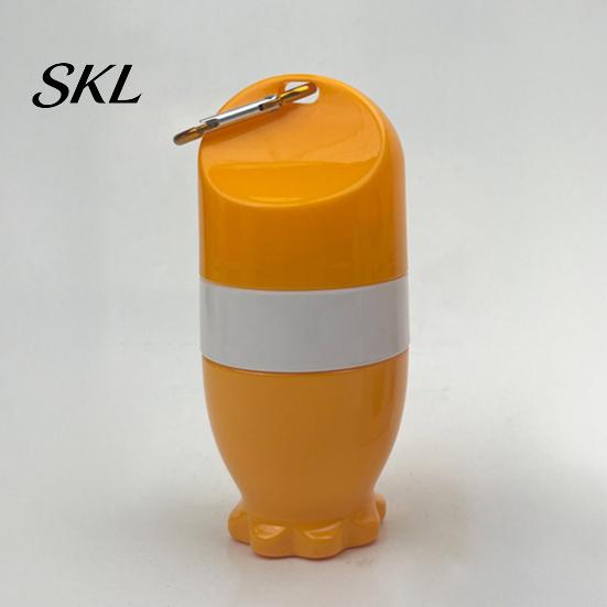 Washable Sunscreen Applicator Refillable Kids Applicator, 100ml Travel Roll on Bottle with Smooth Soft Sponge Ball, Portable Hanging Dispenser