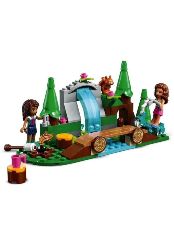LEGO Friends 41677 Wasserfall im Wald - Bauset mit Minipuppen Andrea und Olivia + Eichhrnchen-Spielzeug Kind 5 Jahre