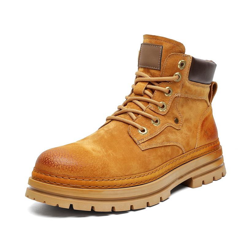 2024 New Vintage Martin Boots Men's Autumn British Rhubarb Boots Tooling Desert Boots 26223-J