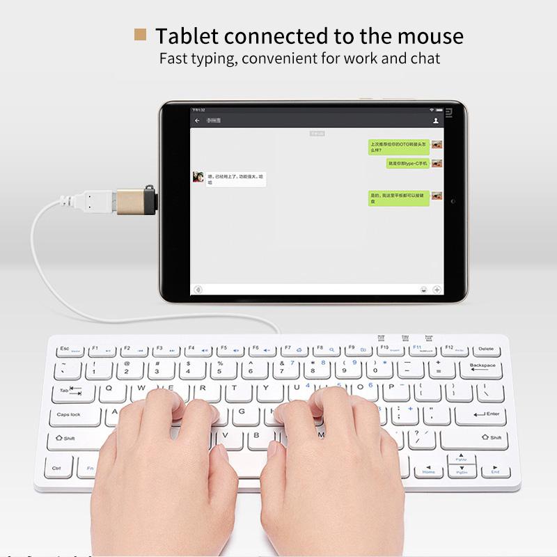 USB Rotary Type-C Rotor 3.0 Mobile Disk Mouse Keyboard Transmission Converter