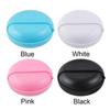Round Shaped Carry Pouch Pocket Data Line Box Earphone Case Wire Cable Organizer Jewelry Protective
