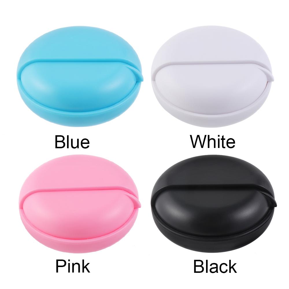 Round Shaped Carry Pouch Pocket Data Line Box Earphone Case Wire Cable Organizer Jewelry Protective