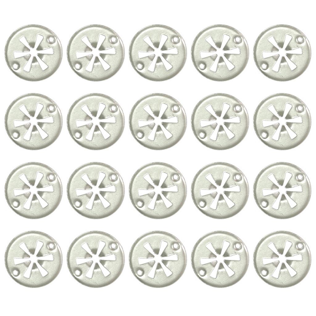 Зажимы для теплозащитного экрана Зажимы для теплозащитного экрана выхлопной системы Металлические стопорные звездообразные шайбы Крепления для теплозащитного экрана днища 30 мм