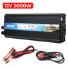 Модифицированный синусоидальный инвертор постоянного тока 12 В в переменный ток 220 В 1000 Вт 2000 Вт, универсальный автомобильный преобразователь напряжения с зарядным устройством USB
