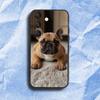 F-French B-BulldogS Dog Phone Case For Samsung S 25,24,23,22,30,21,10,9,Ultra,Plus,Lite,FE,4,5G Black Soft Case