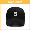 Stylish S Letter Embroidery Round Top Baseball Cap Outdoor Sun Hat For Spring Summer