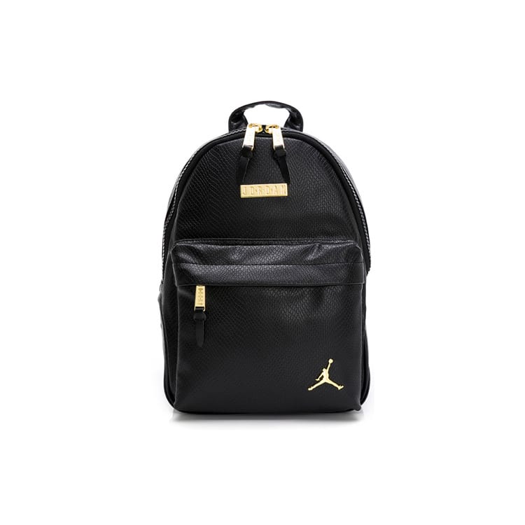 Jordan Leather Backpack Unisex Black/Gold DO9259-011