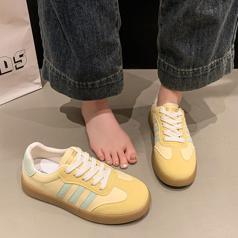 Женские универсальные спортивные кроссовки для тренировок на мягкой подошве, кроссовки Forrest Gump, новинка весна-лето 2025, дышащие кеды для скейтборда, повседневные белые кроссовки