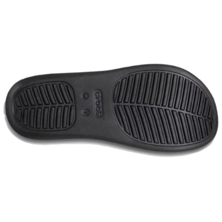 Crocs Шлепанцы EVA с открытым носком, нескользящие, женская обувь, черные 210834-001