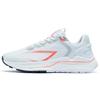 Li Ning BOOM Технология Амортизация Ткани Скользкая Устойчивая к Истиранию Низкие Кроссовки для Бега Мужские Белые ARZR001-14