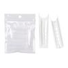 60Pcs Fake Nails Quick Building Removable Harmless Allergy Free Ultra-Thin Extend Nail Plastic Transparent Nail Mold Tips Manicure Designs