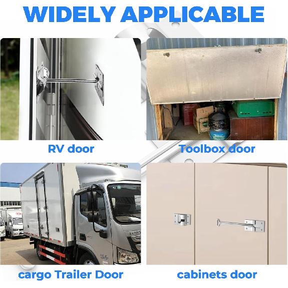 Rv Door Holder 304 Stainless Steel Thicker 6" T-Style Door Holder Catch for Trailer Door Holder,Camper, Travel Trailer, Cargo, Truck & Van Door