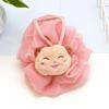 Bath Balls Exfoliating Cartoon Animal Head Facial Expression Pattern Bath Sponge Ball Wisp for Body Children’s Toys for Bathing